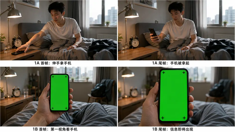 Glide 宣传片故事板 01 早晨信息爆炸